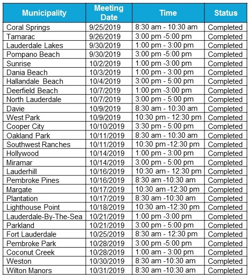 1 on 1 Meeting Schedule for Website