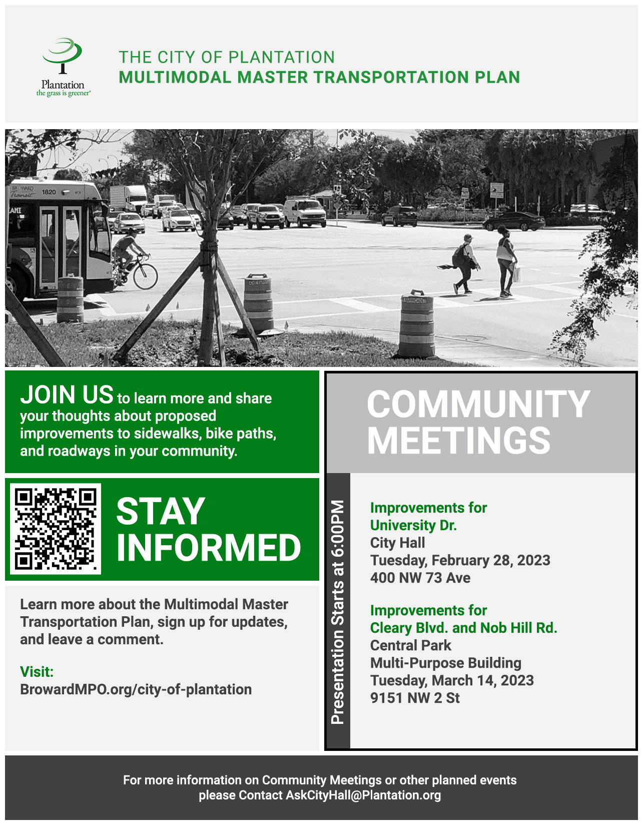 Community Meetings Flyer