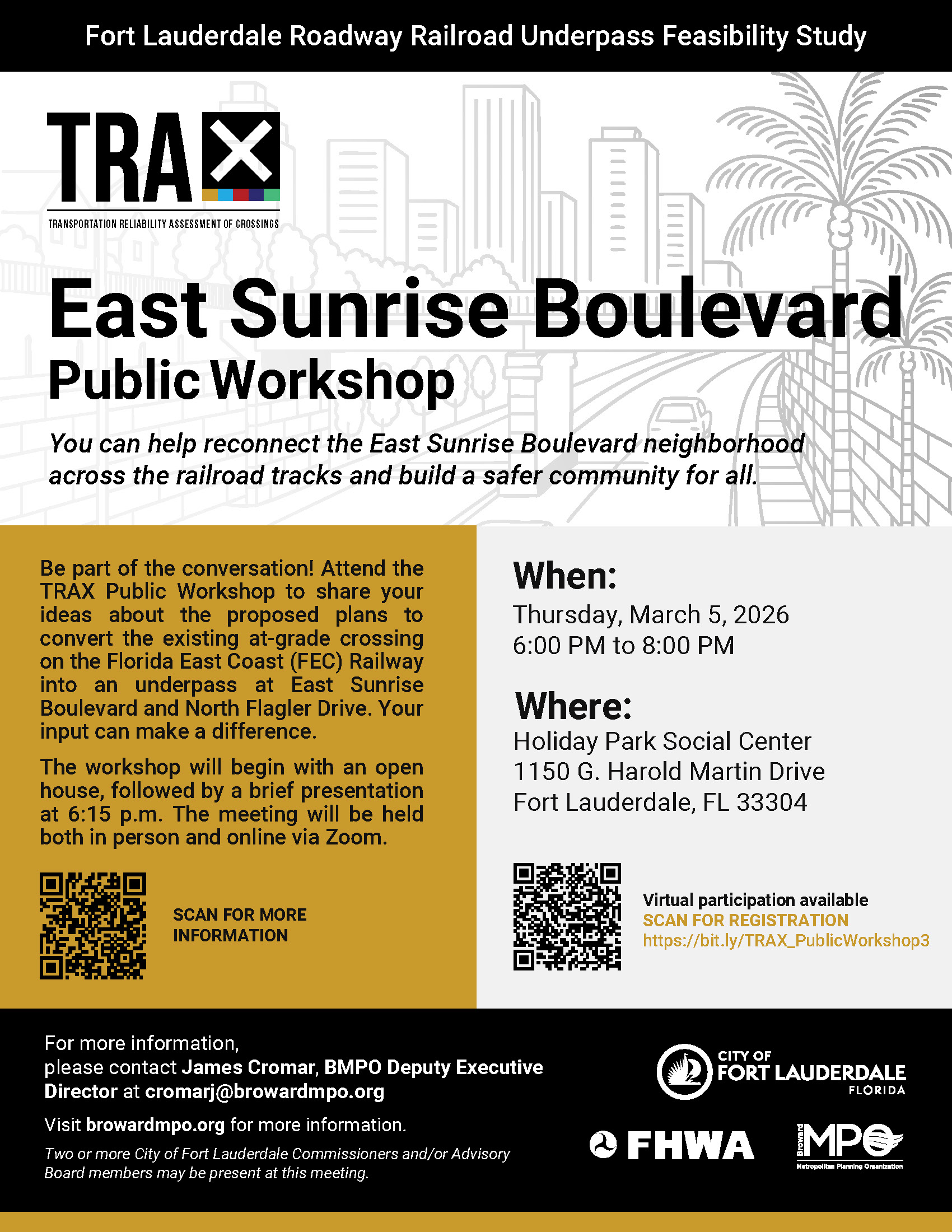 PublicWorkshopFlyer BMPO RailroadFeasibilityStudy 03052026