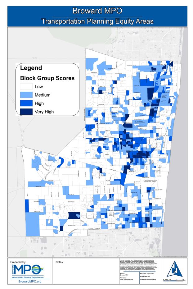 Transportation Planning Equity Areas