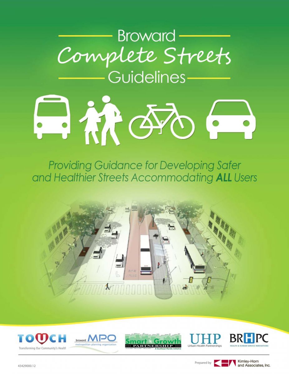 Broward Complete Streets Cover