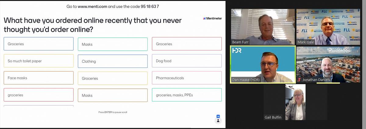 Screenshot from Speak Up Broward Event