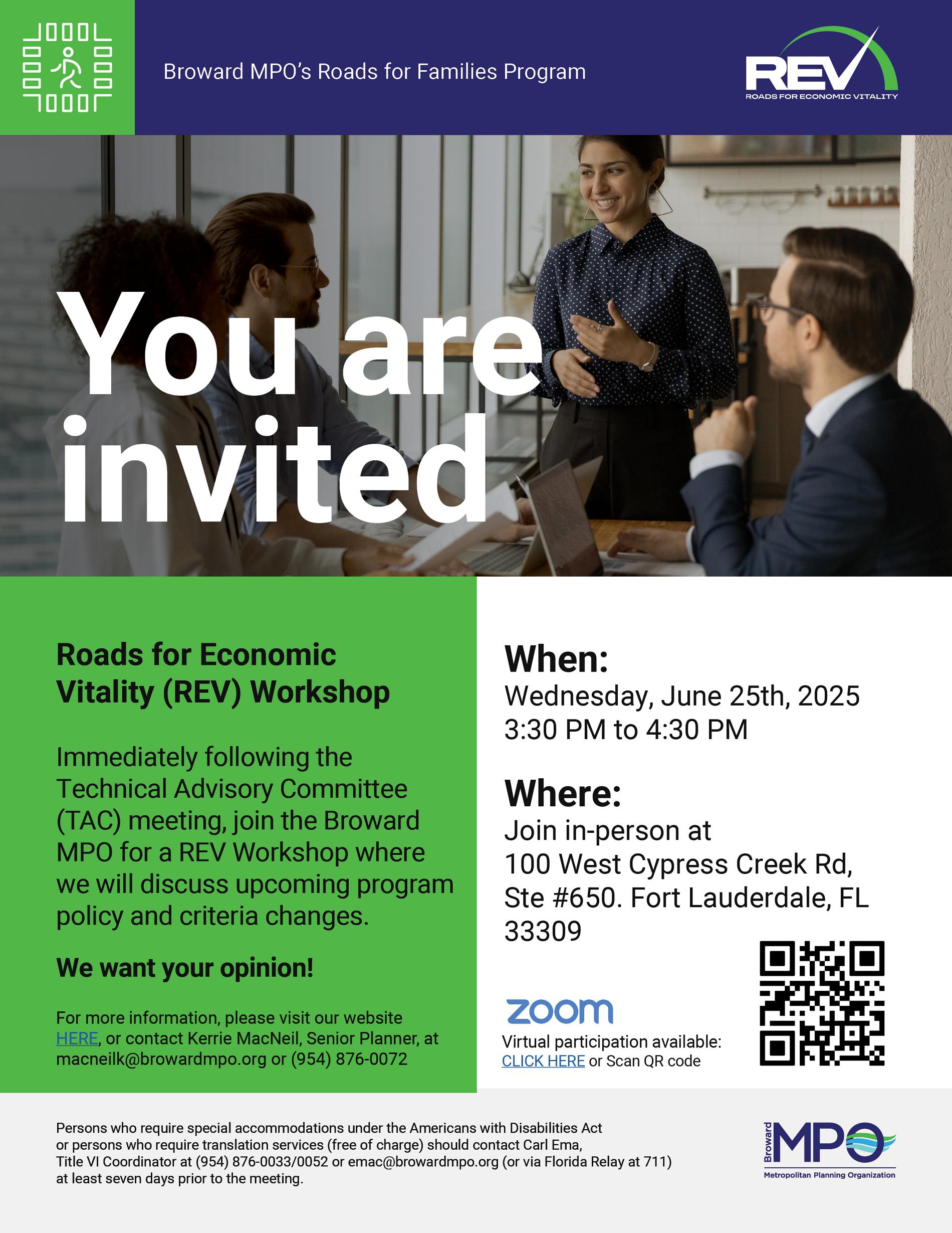 REV Workshop June 25