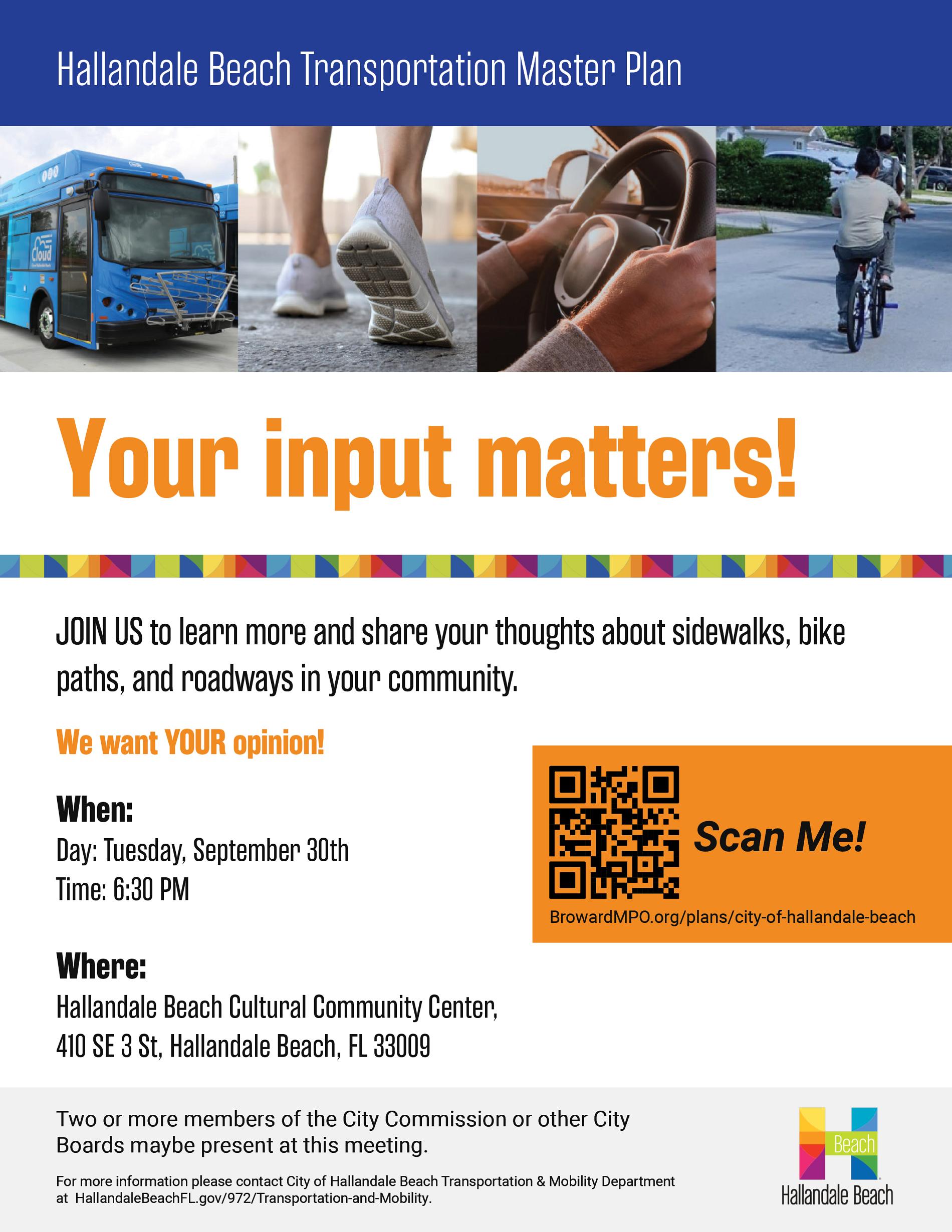 BMPO TMP CITY HallandaleBeach Flyer NEW